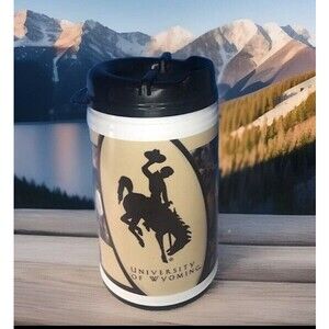 University of Wyoming Basketball -NCAA- Pepsi,-32 oz Whirley Travel Mug